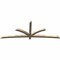 Ekena Millwork Davenport Smooth Timber Gable Bracket, Douglas Fir, 108"W x 40"H x 3 1/2"D x 3 1/2"F, 9/12 Pitch GBW108X40X0404DAV00SDF - alternate 2